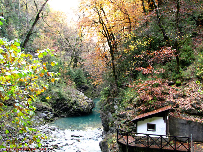 Desfiladero del río Beyos, Pirineos, Huesca, España