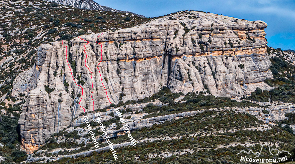 Pared de la Predicadera, Vadiello, Pre Pirineos de Huesca