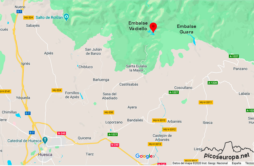 Pared de la Predicadera, Vadiello, Pre Pirineos de Huesca