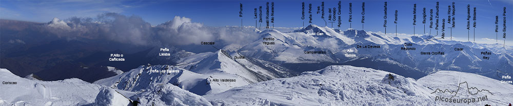 Desde el Pico Coriscao, Cordillera Cantabrica