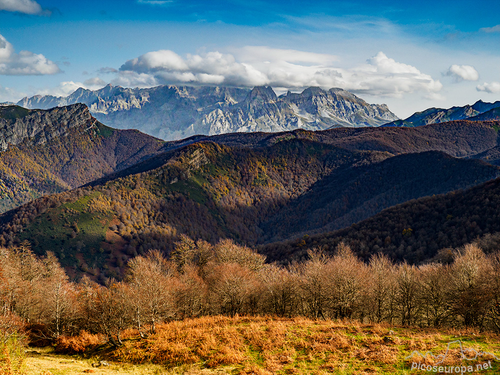 Foto: Picos de europa desde la Majada de Pozua, Cordillera Cantábrica, León, España