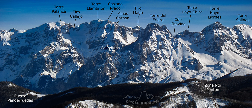 Foto: Picos de Europa desde la cumbre del Pozua, Cordillera Cantábrica, León, España