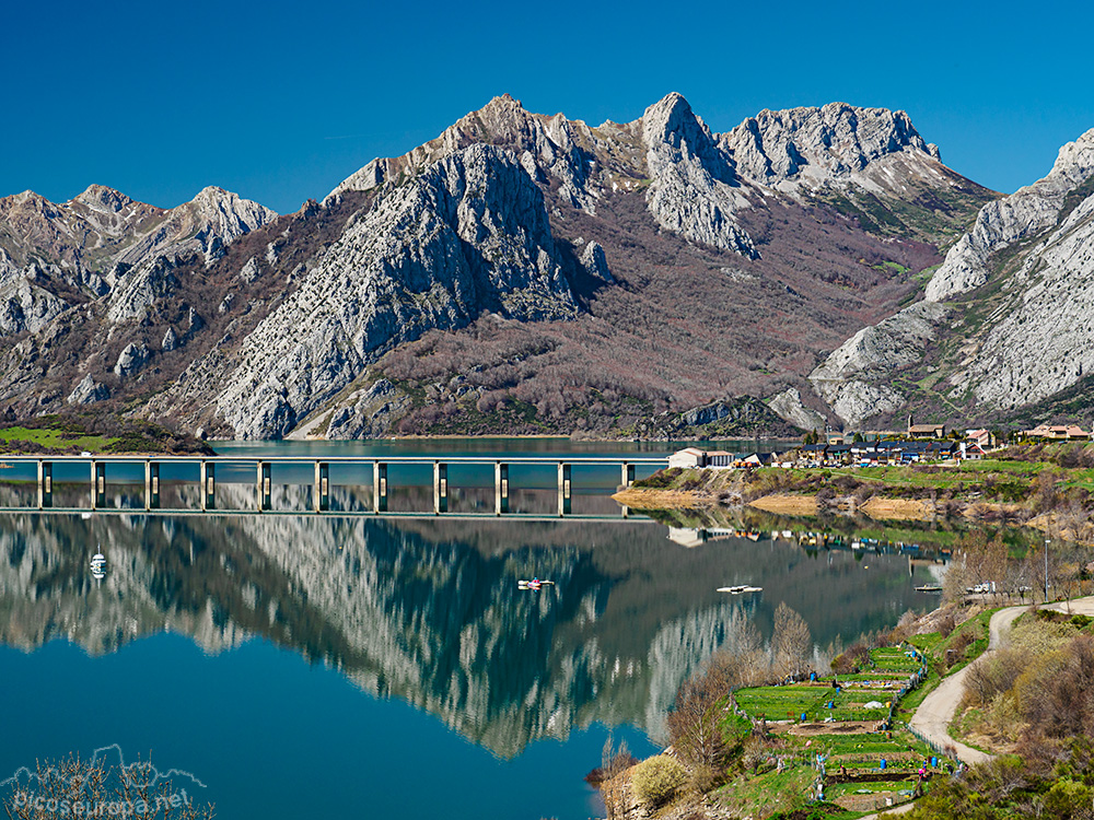 Foto: Pico Yordas y Embalse de Riaño, Leon,Parque Regional de los Picos de Europa