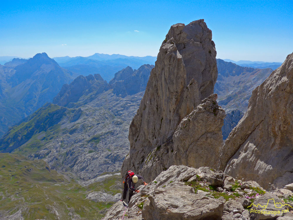 Vía Sur Directade Peña Santa, Picos de Europa