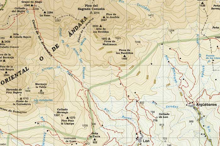 mapa pico sagrado corazon o san carlos