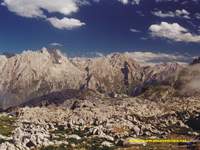 La Vega de Ario es un excelente mirador del Macizo Central a la izquierda esta el grup de Cerredo y Cabrones, en el centro la Torre de la Palanca y Llambrin y a la derecha la Torre del Friero y Torre Salinas, Picos de Europa