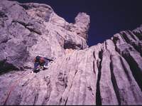 Escalada, Sur directa Pea Santa de Castilla, Picos de Europa